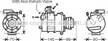 Ava Quality Cooling AIK339 - Kompressori, ilmastointilaite inparts.fi