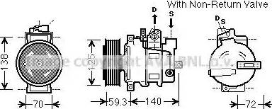 Ava Quality Cooling AIK330 - Kompressori, ilmastointilaite inparts.fi