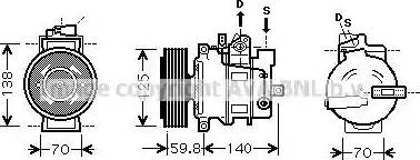 Ava Quality Cooling AI K295 - Kompressori, ilmastointilaite inparts.fi