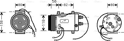 Ava Quality Cooling AI K255 - Kompressori, ilmastointilaite inparts.fi