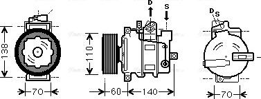 Ava Quality Cooling AI K266 - Kompressori, ilmastointilaite inparts.fi