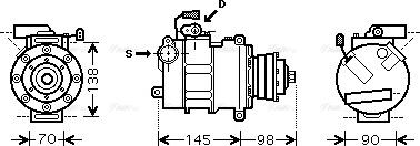 Ava Quality Cooling AI K280 - Kompressori, ilmastointilaite inparts.fi