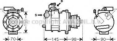 Ava Quality Cooling AI K288 - Kompressori, ilmastointilaite inparts.fi