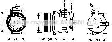 Ava Quality Cooling AI K272 - Kompressori, ilmastointilaite inparts.fi