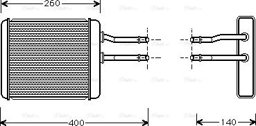 Ava Quality Cooling AL 6072 - Lämmityslaitteen kenno inparts.fi