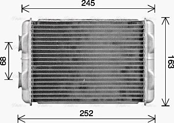 Ava Quality Cooling AL6158 - Lämmityslaitteen kenno inparts.fi