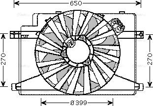 Ava Quality Cooling AL 7510 - Tuuletin, moottorin jäähdytys inparts.fi