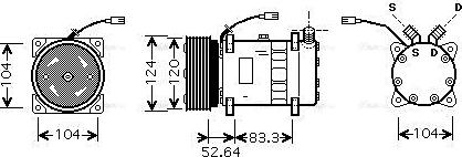 Ava Quality Cooling ALAK095 - Kompressori, ilmastointilaite inparts.fi