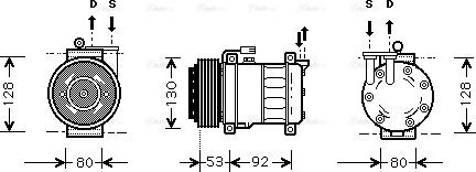 Ava Quality Cooling AL K009 - Kompressori, ilmastointilaite inparts.fi