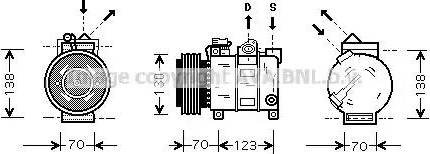 Ava Quality Cooling AL K016 - Kompressori, ilmastointilaite inparts.fi