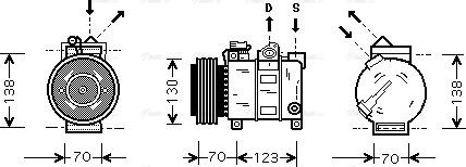 Ava Quality Cooling ALAK016 - Kompressori, ilmastointilaite inparts.fi