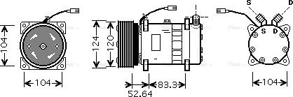 Ava Quality Cooling AL K095 - Kompressori, ilmastointilaite inparts.fi