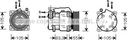 Ava Quality Cooling AL K090 - Kompressori, ilmastointilaite inparts.fi