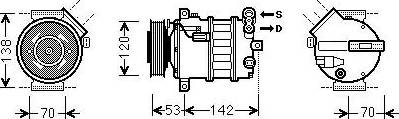 Ava Quality Cooling ALK143 - Kompressori, ilmastointilaite inparts.fi