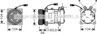 Ava Quality Cooling AL K102 - Kompressori, ilmastointilaite inparts.fi