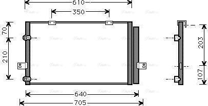 Ava Quality Cooling AU5078D - Lauhdutin, ilmastointilaite inparts.fi