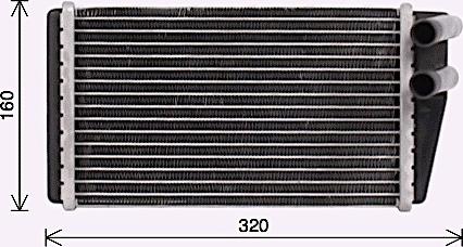 Ava Quality Cooling AU6233 - Lämmityslaitteen kenno inparts.fi