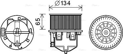 Ava Quality Cooling AU8221 - Sisätilapuhallin inparts.fi