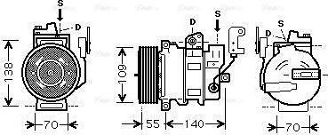 Ava Quality Cooling AU K187 - Kompressori, ilmastointilaite inparts.fi