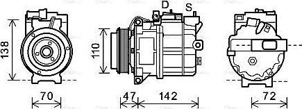 Ava Quality Cooling AUAK208 - Kompressori, ilmastointilaite inparts.fi