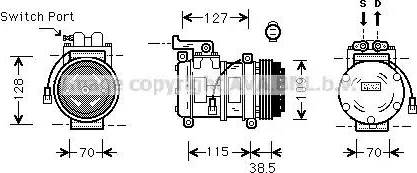 Ava Quality Cooling AU K027 - Kompressori, ilmastointilaite inparts.fi