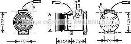 Ava Quality Cooling AU K168 - Kompressori, ilmastointilaite inparts.fi