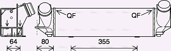 Ava Quality Cooling BW4562 - Välijäähdytin inparts.fi