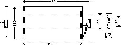 Ava Quality Cooling BW 5254 - Lauhdutin, ilmastointilaite inparts.fi