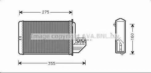 Ava Quality Cooling BW 6172 - Lämmityslaitteen kenno inparts.fi