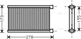 Ava Quality Cooling BW 6344 - Lämmityslaitteen kenno inparts.fi