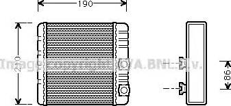 Ava Quality Cooling BW 6211 - Lämmityslaitteen kenno inparts.fi