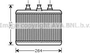 Ava Quality Cooling BW 6271 - Lämmityslaitteen kenno inparts.fi