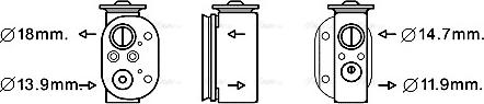 Ava Quality Cooling BW1497 - Paisuntaventtiili, ilmastointilaite inparts.fi