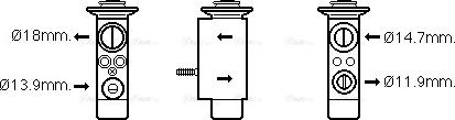 Ava Quality Cooling BW1441 - Paisuntaventtiili, ilmastointilaite inparts.fi