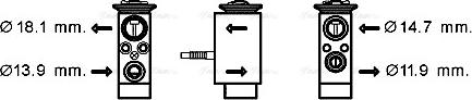 Ava Quality Cooling BW1432 - Paisuntaventtiili, ilmastointilaite inparts.fi