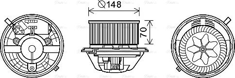 Ava Quality Cooling BW8462 - Sisätilapuhallin inparts.fi