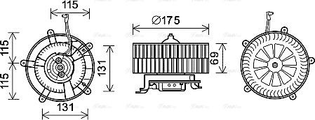 Ava Quality Cooling BW8478 - Sisätilapuhallin inparts.fi