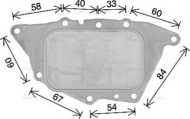 Ava Quality Cooling BW3594 - Moottoriöljyn jäähdytin inparts.fi