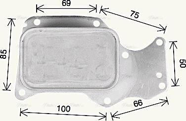 Ava Quality Cooling BW3621 - Moottoriöljyn jäähdytin inparts.fi