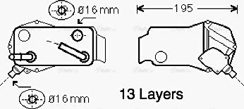 Ava Quality Cooling BW 3350 - Öljynjäähdytin, autom. vaihteisto inparts.fi