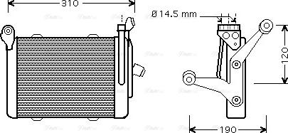 Ava Quality Cooling BW 3255 - Moottoriöljyn jäähdytin inparts.fi