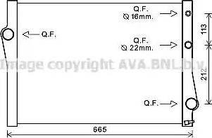 Ava Quality Cooling BW2471 - Jäähdytin,moottorin jäähdytys inparts.fi