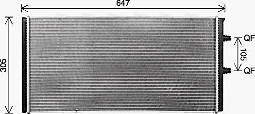 Ava Quality Cooling BW2604 - Jäähdytin,moottorin jäähdytys inparts.fi