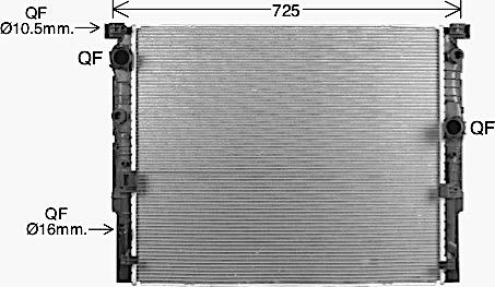 Ava Quality Cooling BW2623 - Jäähdytin,moottorin jäähdytys inparts.fi