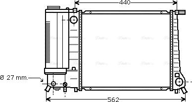 Ava Quality Cooling BW 2081 - Jäähdytin,moottorin jäähdytys inparts.fi