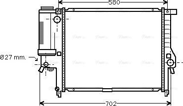 Ava Quality Cooling BW 2195 - Jäähdytin,moottorin jäähdytys inparts.fi