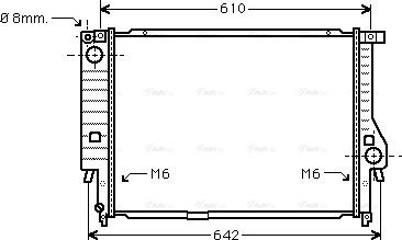 Ava Quality Cooling BW 2167 - Jäähdytin,moottorin jäähdytys inparts.fi