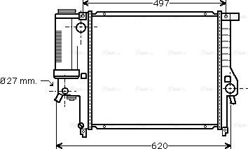 Ava Quality Cooling BW 2139 - Jäähdytin,moottorin jäähdytys inparts.fi