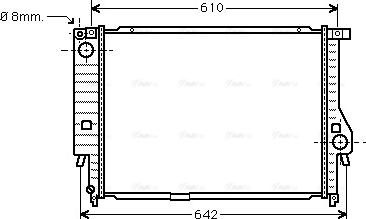 Ava Quality Cooling BW 2132 - Jäähdytin,moottorin jäähdytys inparts.fi