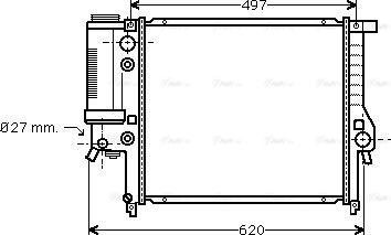 Ava Quality Cooling BW 2125 - Jäähdytin,moottorin jäähdytys inparts.fi